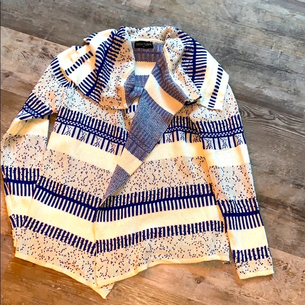 Wrap sweater
